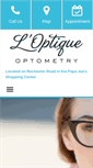 Mobile Screenshot of loptiqueoptometry.com
